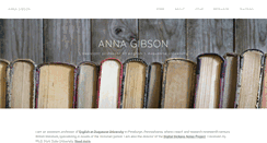 Desktop Screenshot of annagibson.com